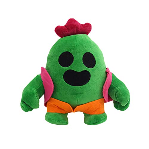 Parkomm muñeco de Peluche para niños, 20 cm Cactus muñeco de Peluche niños Cactus Peluche Animal Anime Juego Spike Modelo para Oficina, Cama, sofá, Asiento de Coche