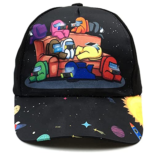 Tomicy Gorra de Béisbol Infantil,Niños Gorra Visera Plana,Sombrero de Camionero,Dibujos Animados Gorra,Sombrero de Sol Al Aire Libre,Sombrero Deportivo,Ajustable,Gorra Infanti,Regalos para Jugadores